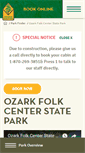 Mobile Screenshot of ozarkfolkcenter.com